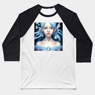 Crystal Faerie by Kim Turner Art Baseball T-Shirt